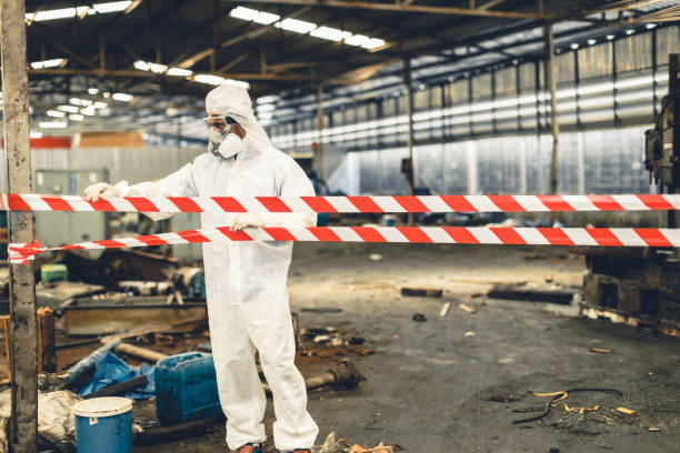 Professional Unattended Death Cleanup technician working in Willow City, TX